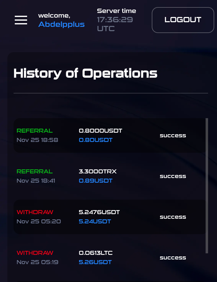 Preuve de paiement Enome de Adoulazize