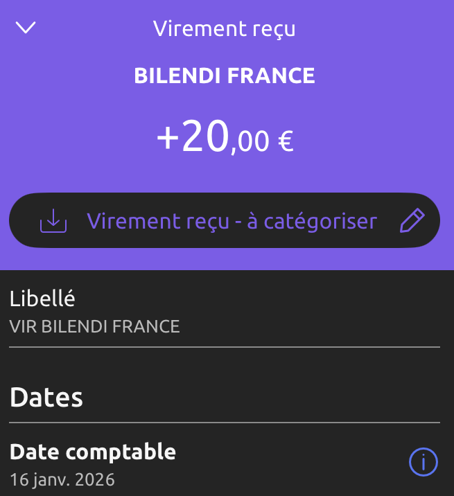 Preuve de paiement Mingle de surlalune