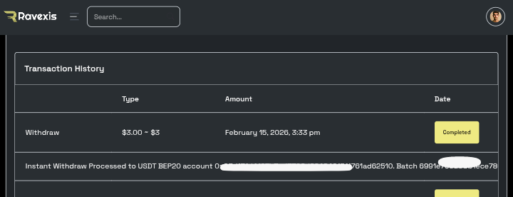 Preuve de paiement Ravexis de Adoulazize