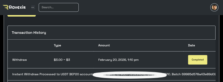 Preuve de paiement Ravexis de Adoulazize
