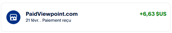 Preuve de paiement Paidviewpoint de darkray0110