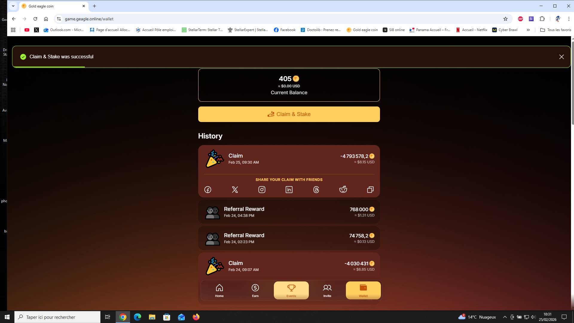 Preuve de paiement Sl8 de Enda