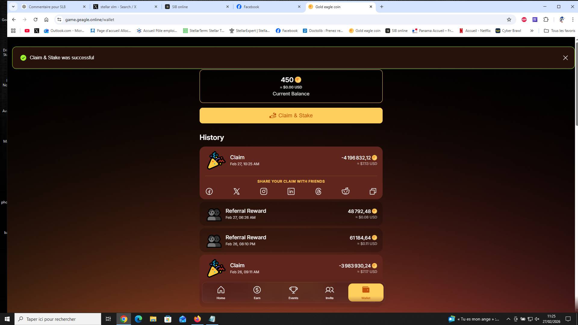 Preuve de paiement Sl8 de Enda