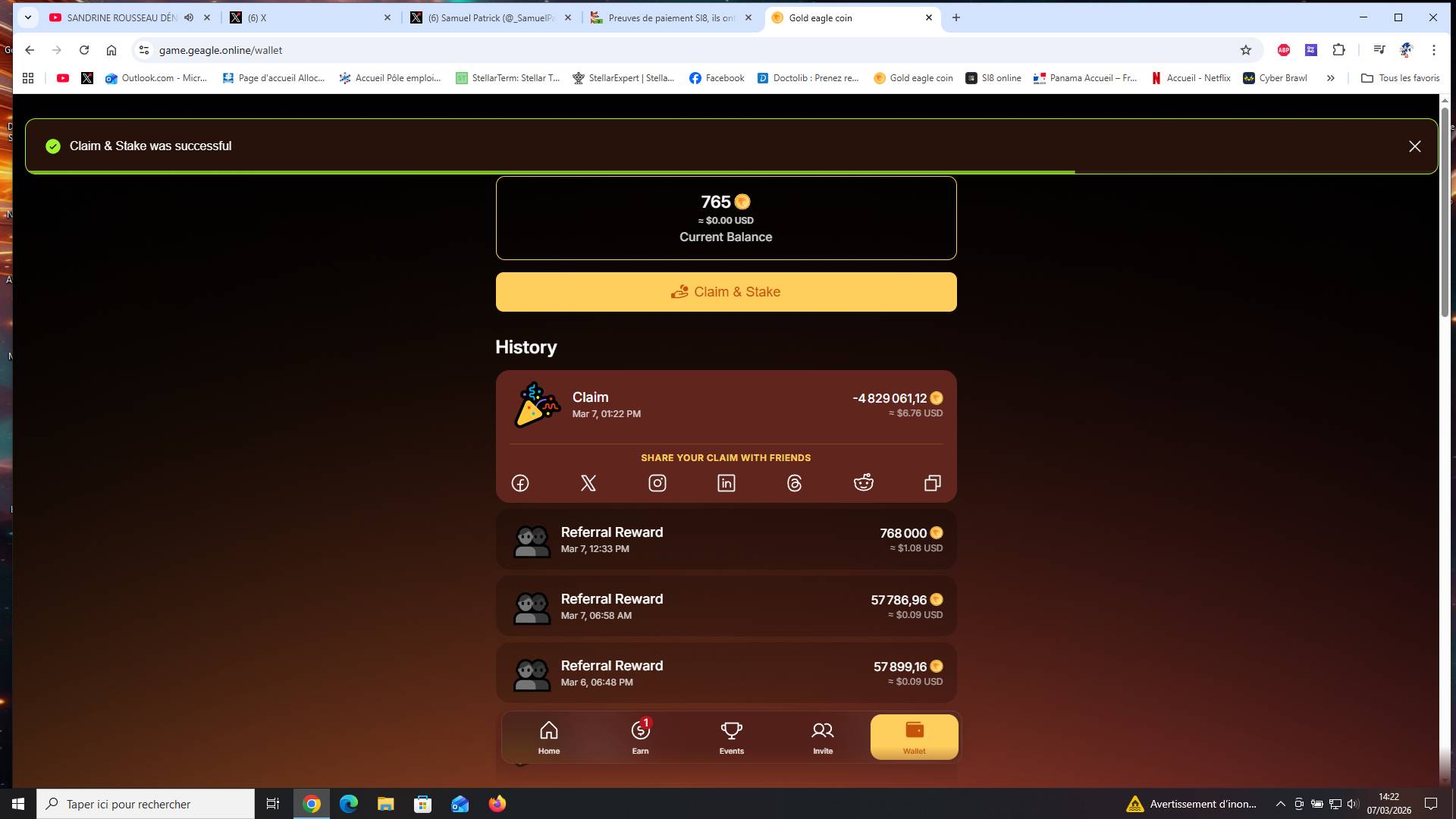 Preuve de paiement Sl8 de Enda