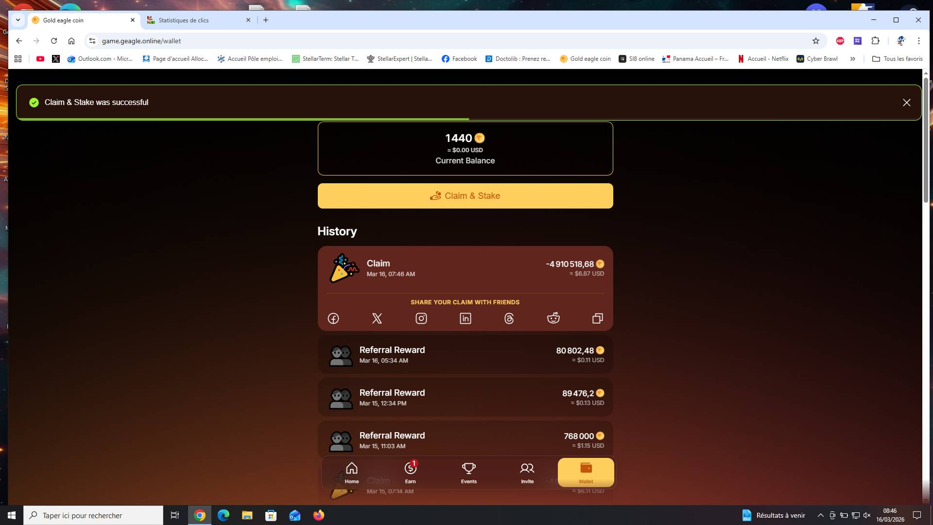 Preuve de paiement Sl8 de Enda