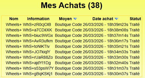 Preuve de paiement Winveo de Clicfoo