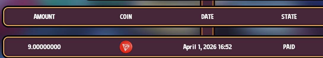 Preuve de paiement Trxtrack de dragon308