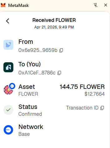 Preuve de paiement Sunflower land de PIGALO18