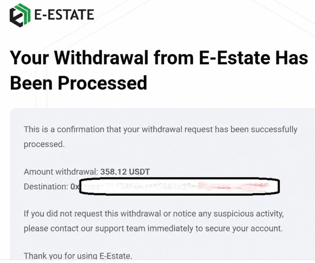 Preuve de paiement E-estate de franckmlm