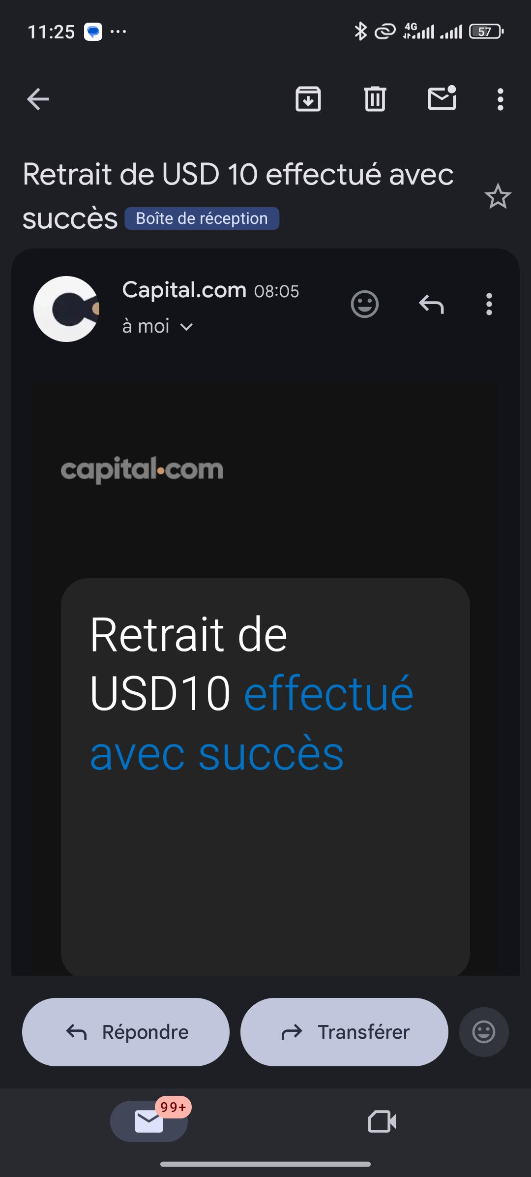 Preuve de paiement Capital.com de vadjoh