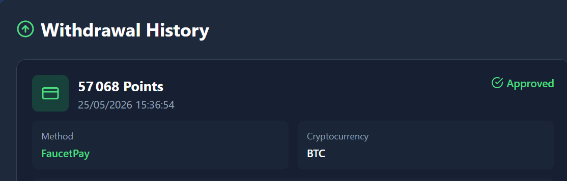 Preuve de paiement Cryptoclick de dragon308