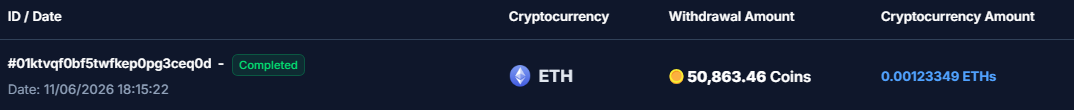Preuve de paiement Faucetcrypto de Clicfoo