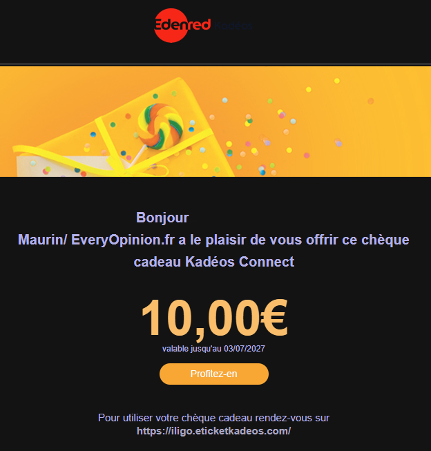 Preuve de paiement Every opinion de surlalune