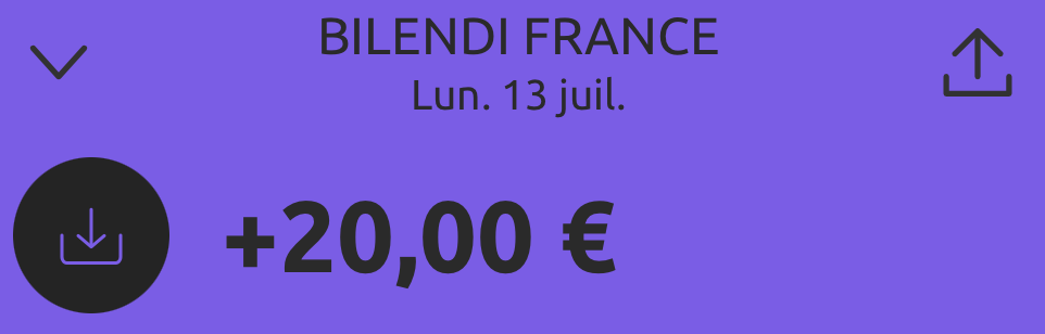 Preuve de paiement Mingle de surlalune