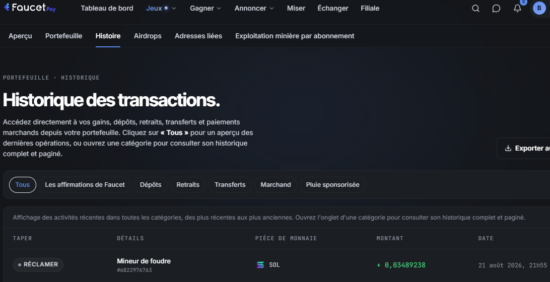 Preuve de paiement Lightningminer de btcmonnet