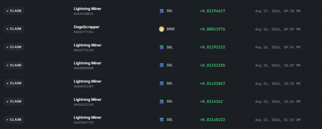 Preuve de paiement Lightningminer de btcmonnet