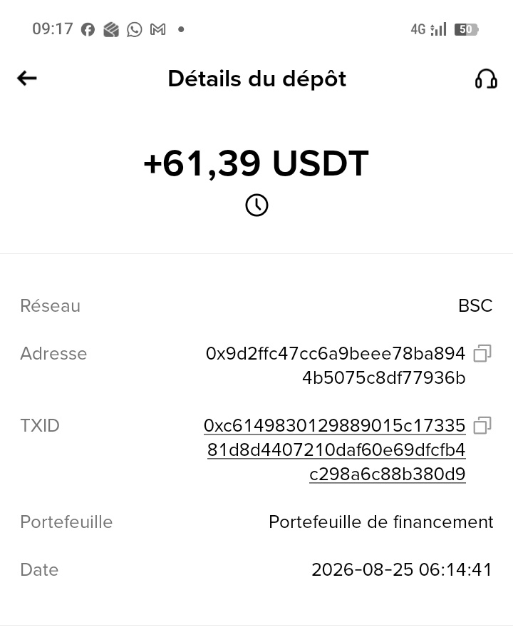 Preuve de paiement Hypercodex de Bevoc