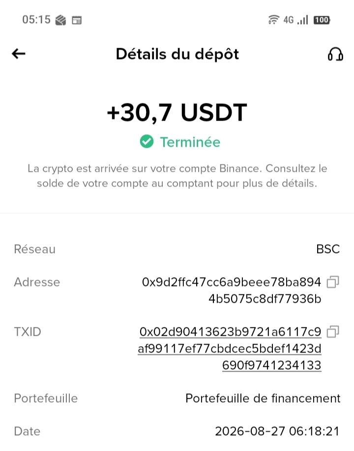 Preuve de paiement Hypercodex de Bevoc