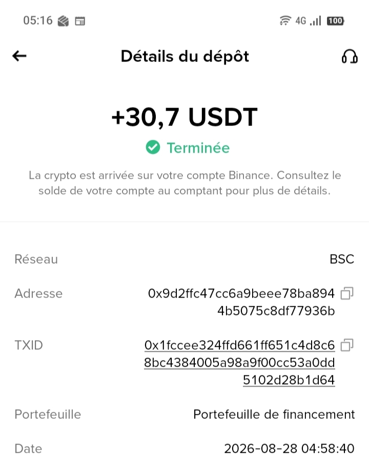 Preuve de paiement Hypercodex de Bevoc