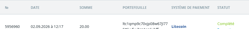 Preuve de paiement Teaserfast de daoud