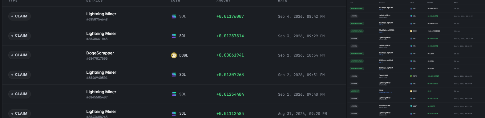 Preuve de paiement Lightningminer de btcmonnet