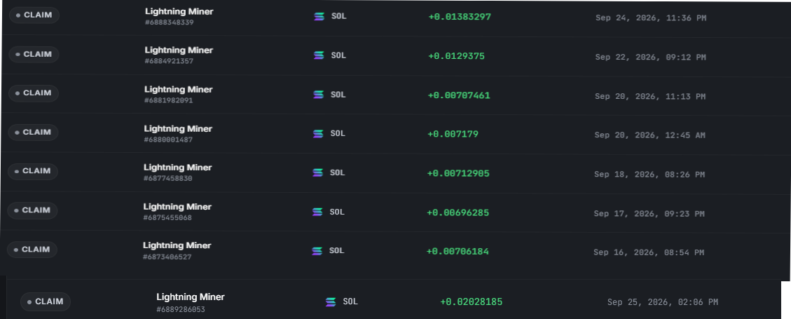 Preuve de paiement Lightningminer de btcmonnet