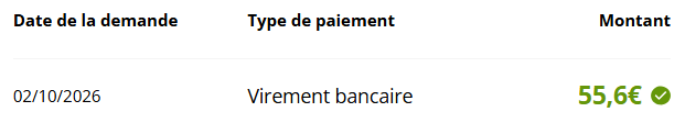 Preuve de paiement Ebuyclub de Clicfoo
