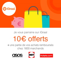 Image 10 euros offerts sur Igraal et gagnez de l'argent avec vos courses de Noël